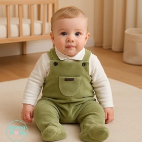 افرهول قطعتين مخمل جيبه على الصدر