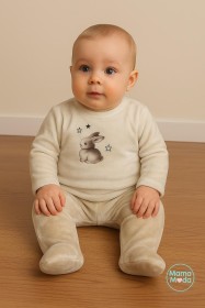 بجامه قطعتين رسمة ارنوب ونجوم