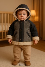 جكيت ولادي 13415 اطراف فرو